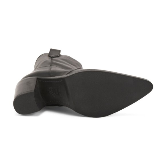 EMANUELE CRASTO Made In Italy Leather Mid Shaft Boots - Picture 3 of 3